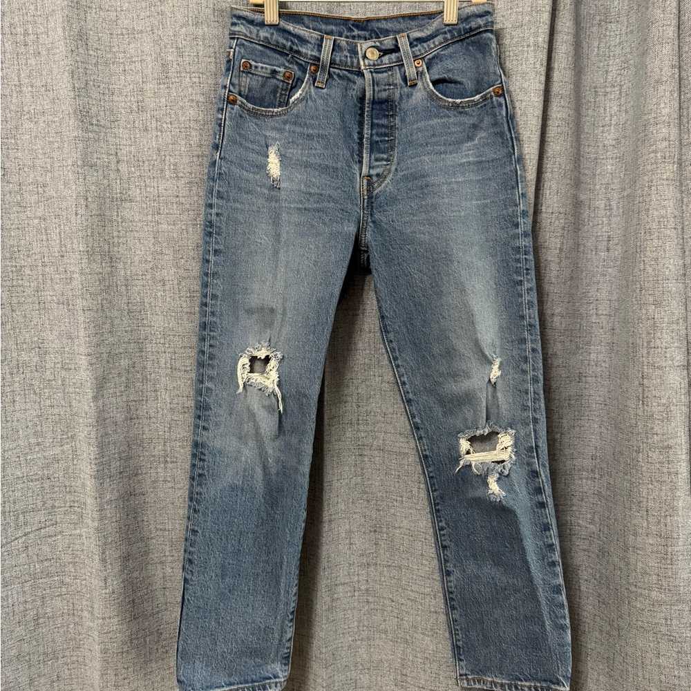Levi's 501 Distressed 25x26 Jeans